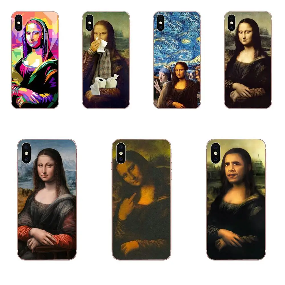 

Drawing TPU Mona Lisa For Huawei Honor 4C 5A 5C 5X 6 6A 6X 7 7A 7C 7X 8 8C 8S 9 10 10i 20 20i Lite Pro