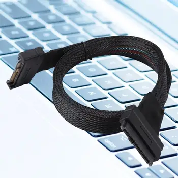 

0.55m Mini SAS SFF-8639 Male to Female Data Transfer Cable Extension Cord Wire Computer Cables & Connectors переходник