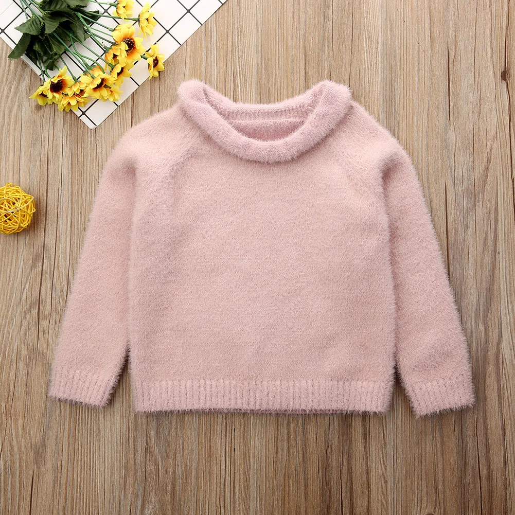 Emmababy топы для маленьких мальчиков и девочек, свитер с длинными рукавами, пуловеры, зимняя одежда