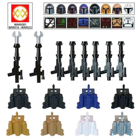 

New WM6085 series WM925 WM926 KT1039 Mandalorian Baby Knights of Wheel Stormtroopers Children building block toys