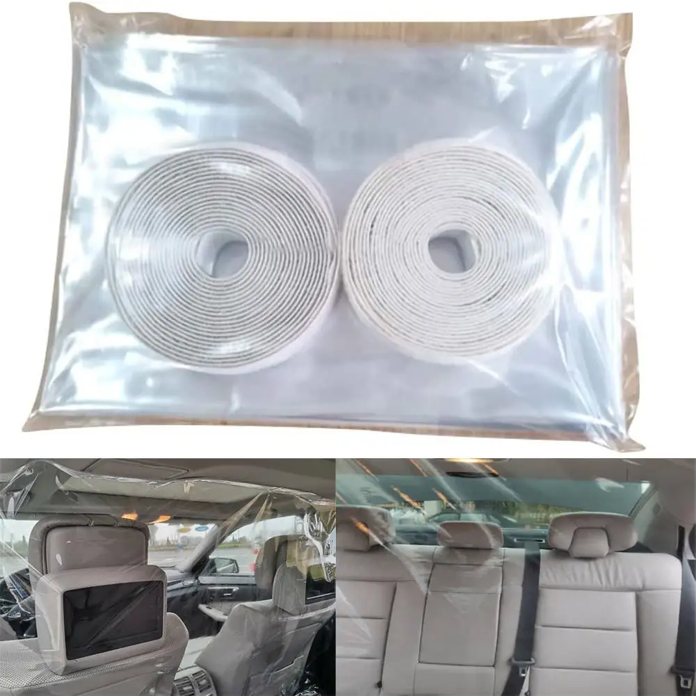 Car Protective Film Transparent Self-Adhesive Magic Stick Taxi Isolation Cover Partition Protection Screen |