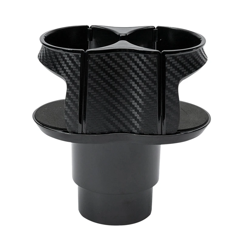

Car Center Console Dual Cup Holder Expander, 2 In 1 Multifunctional 2 Cup Mount Extender, Unique Design Soft Drink Can Bottle St