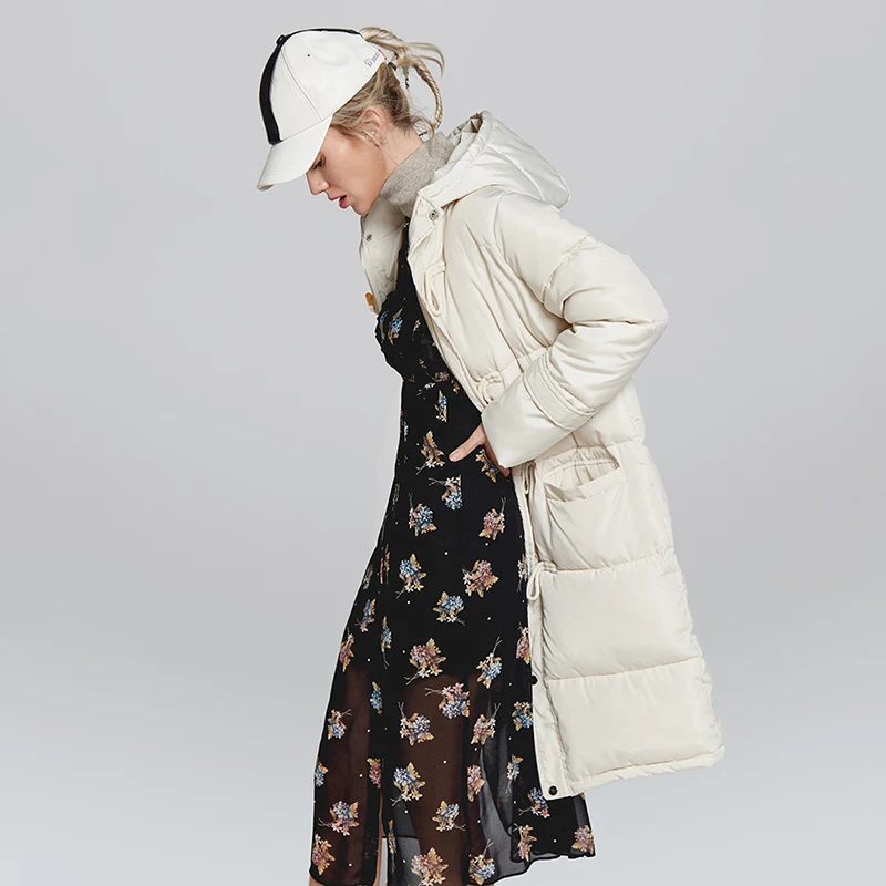 Зимняя женская куртка, S-XXL, длинная, с капюшоном, с хлопковой подкладкой, Женское пальто, высокое качество, теплая верхняя одежда, Женская парка, Manteau Femme Hiver