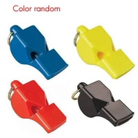 50 Pcs Non-Nuclear Professional Referee Whistle Fox Whistle Plastic Life-Saving Whistle Special for Game 2