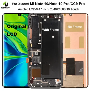 

Original Amoled LCD For Xiaomi Mi Note 10 Pro LCD Display Touch Screen Digitizer Replacement For Mi Note 10/CC9 Pro LCD Display