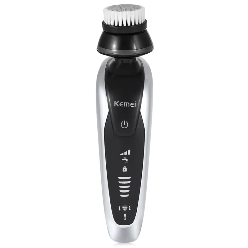 Wet/dry Electric Shaver for Men Rechargeable Razor Body Shaving Machine Waterproof Floating 3 Blade Beard Trimmer 40D