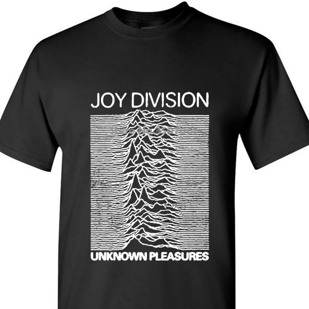 Женская футболка Joy Division "Unknown Pleasures Distressed" женская футболка с вырезом-Бесплатная доставка Женская рубашка
