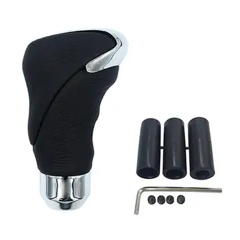 

Universal Car Gear Shift Knob Leather Lever Shifter Black Stick AT Gear Head Lever Headball Car Manual Gear Shift Head