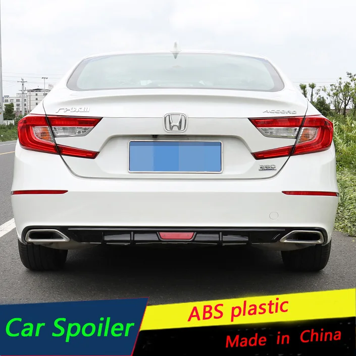 For Honda Accord Rear Bumper Diffuser Protector 2018 New Spoiler Body kit Bumpers rear shovel lip Sport | Автомобили и мотоциклы