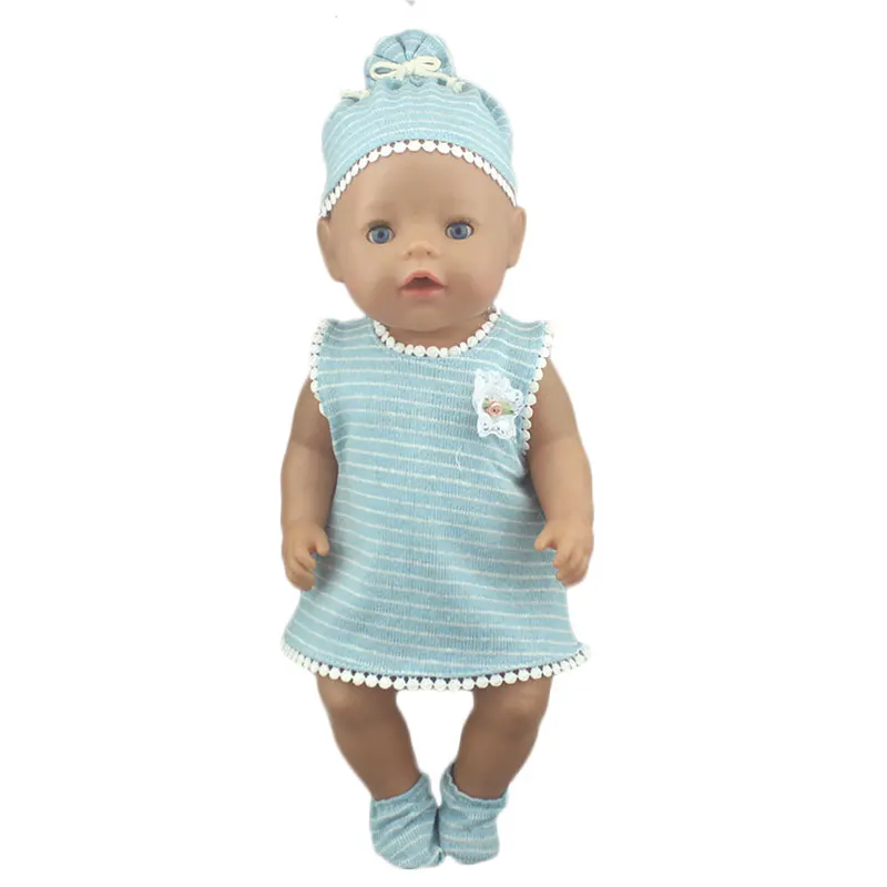 New Lovely Doll Jump Suits Fit For 43cm Baby Doll 17 Inch Reborn Baby Clothes for doll clothes barbie doll clothes doll clothes accessories