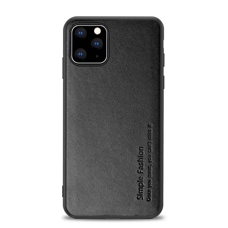 

Original Real Cowhide Case Luxury Phone Case Genuine Leather TPU Slim Back Cover For iphone 11 11pro 11proMax Mobile Case KS0346
