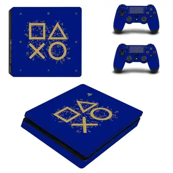

Days of Play Full Cover Faceplates PS4 Slim Skin Sticker Decal Vinyl for Playstation 4 Console & Controller PS4 Slim Skin