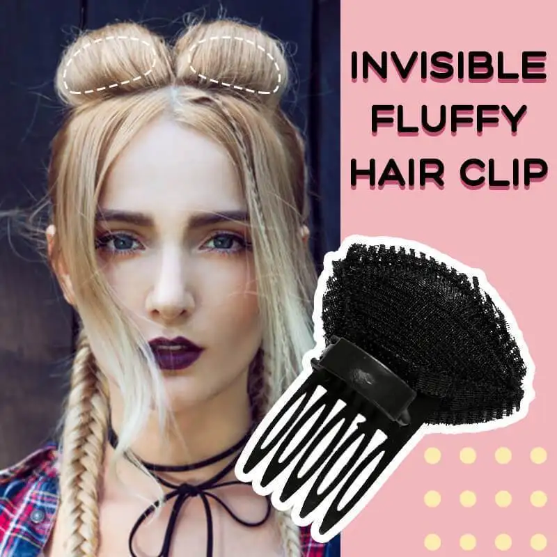 Puff Hair Head Cushion Invisible Insert Fluffy Pad Base Sponge Clip Bun Comb Bump It Up Volume Princess Styling Women Girl Acces
