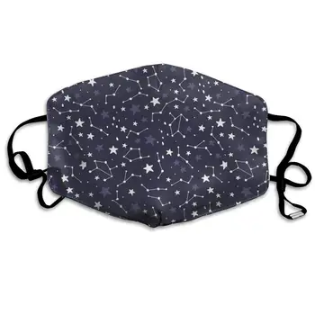 

Unisex Anti-Dust Mouth Mask Star Constellation Reusable Face Mask For Kids Teens Men Women