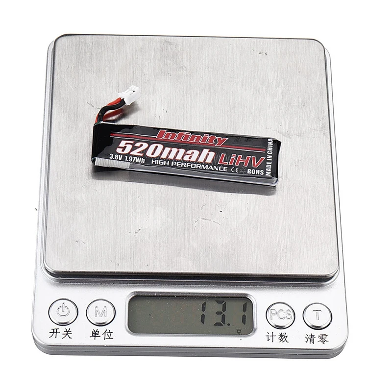FFYY-AHTECH 5 шт. Infinity 3,8 V 520MAh 85C 1S HV 4,35 V Lipo аккумулятор PH2.0 разъем для Emax Tinyhawk Kingkong/LDARC TINY