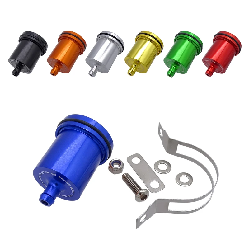 

CNC Universal Motorcycle Front Brake Fluid Bottle Master Cylinder Clutch Tank Reservoir For BMW Honda Yamaha Moto bikes Oil Cup