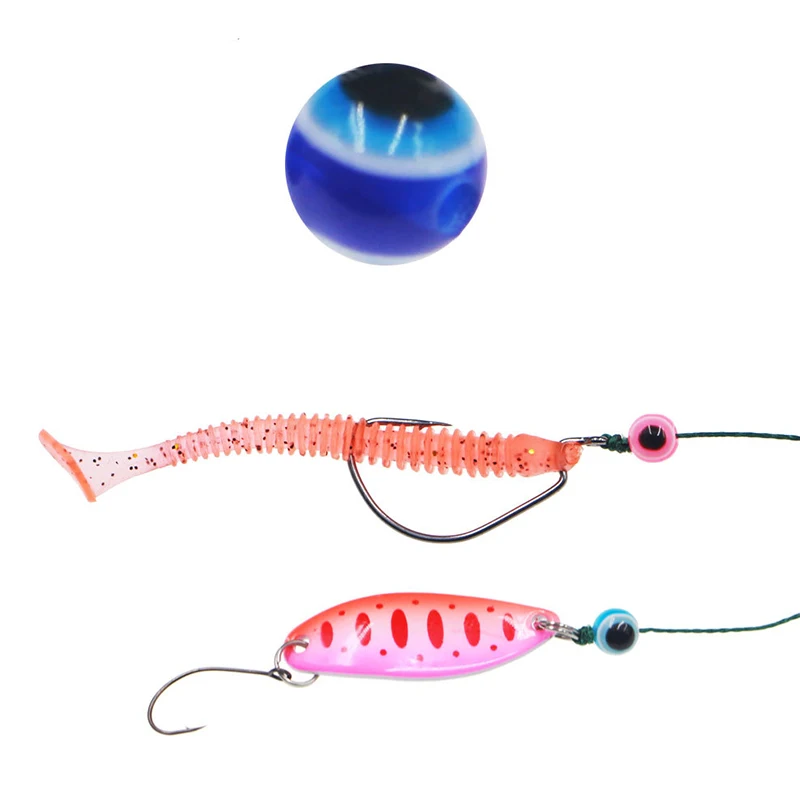 Fish Eye Fishing Beads Mixed Color DIY Kit 50pcs 4/6/8mm