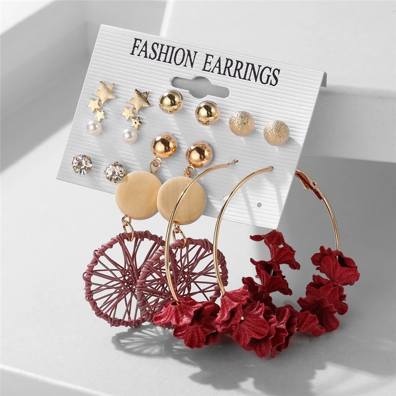 Earrings Set drop earrings dangle earrings flower earrings For Women