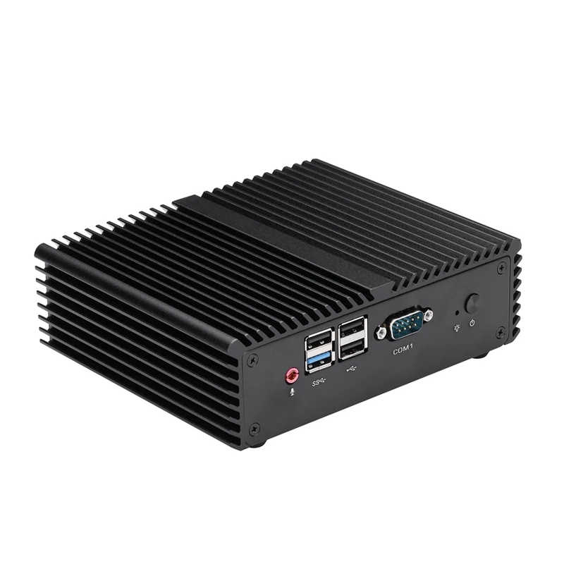 Мини-ПК Windows 10 8G 128G 4K HTPC Настольный компьютер для Intel J1900 четырехъядерный безвентиляторный HDMI VGA Dual Lan