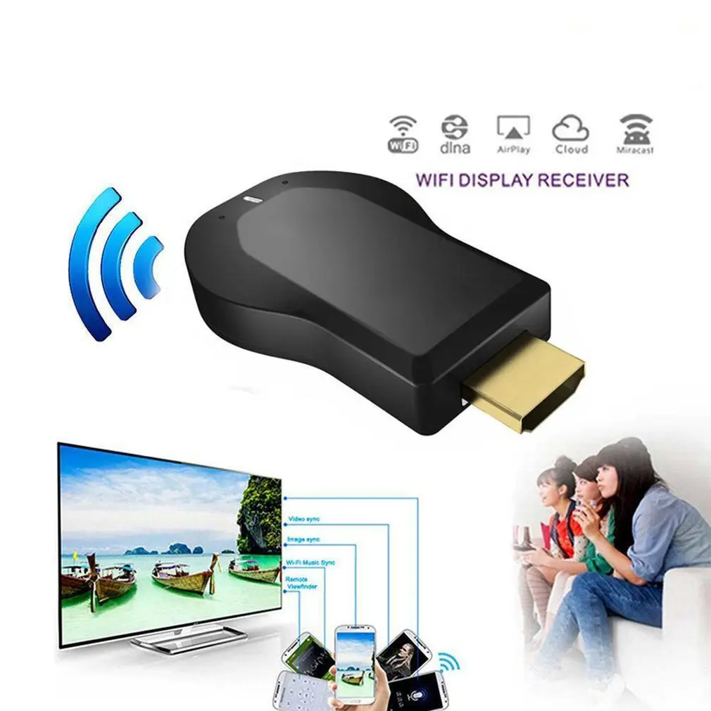 WiFi 1080P HD HDMI ТВ-карта AnyCast DLNA беспроводной донгл с поддержкой Miracast и AirPlay приемник для IOS для Android