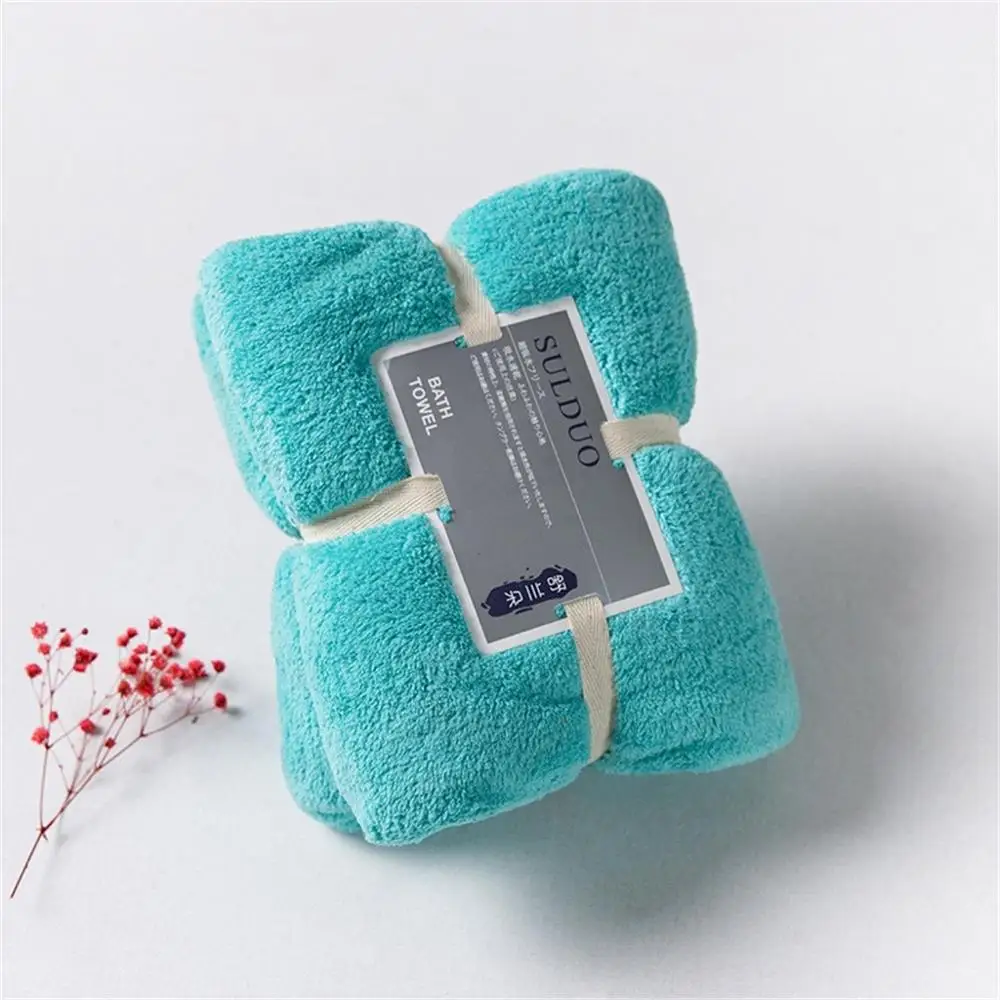 Absorbent towel Впитывающее полотенце одноцветное Большое банное полотенце пляжное полотенце для взрослых быстросохнущее мягкое полотенце s-идеально подходит для ежедневного использования@ 25 - Цвет: Absorbent towel
