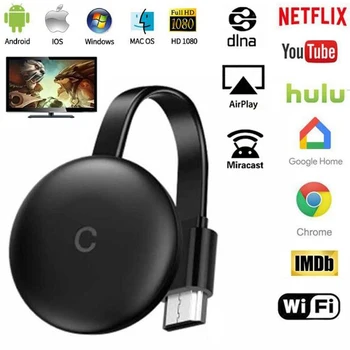 

G12 TV Stick Wireless HDMI WiFi Display TV Dongle 1080P for google chromecast 3 2 Receiver For Miracast Airplay Android IOS PC