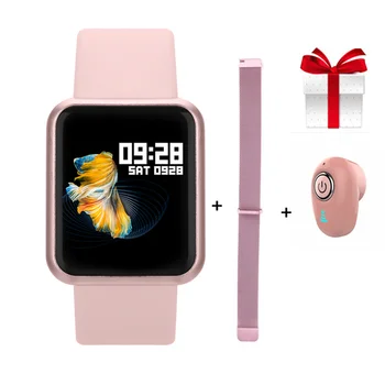 

Fitness Tracker Bracelet P68S Smart Watch Blood Pressure Heart Rate Monitor Call Message Reminder For Apple Watch IOS Android