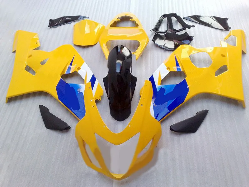 Комплект обтекателей для мотоцикла GSXR600 750 K4 04 05 GSXR 600 GSXR750 2004 2005 ABS крутой желтый