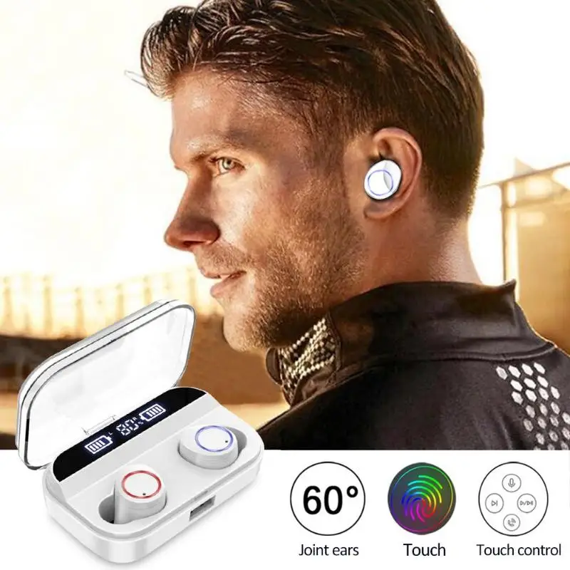 X11 TWS Digital Display Wireless Earphone High Quality Smart Bluetooth 5.0 Headphones Waterproof Sport Music Earset Charging Box
