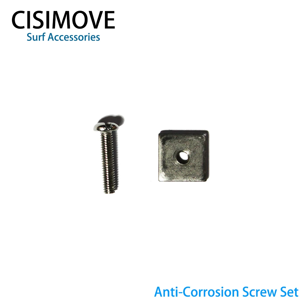 extra screw CISIMOVE черный стекловолокно один центр плавник для доска для серфинга дополнительно кабан длинная доска - Цвет: extra screw
