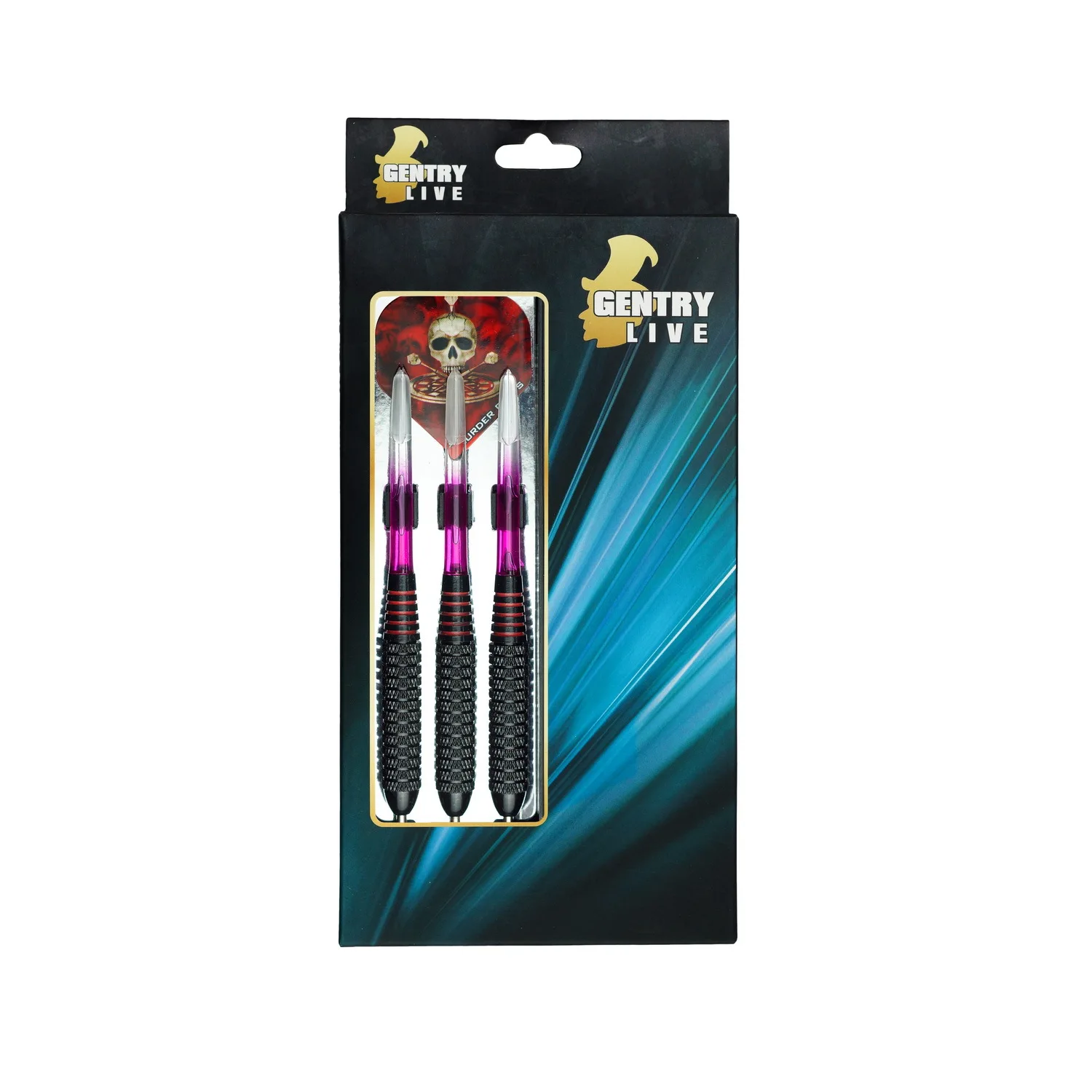 Gentry Live 24g-Rigid Darts Knurled Alloy tong biao Body Color PC Dart Bar Pet Dart Blade