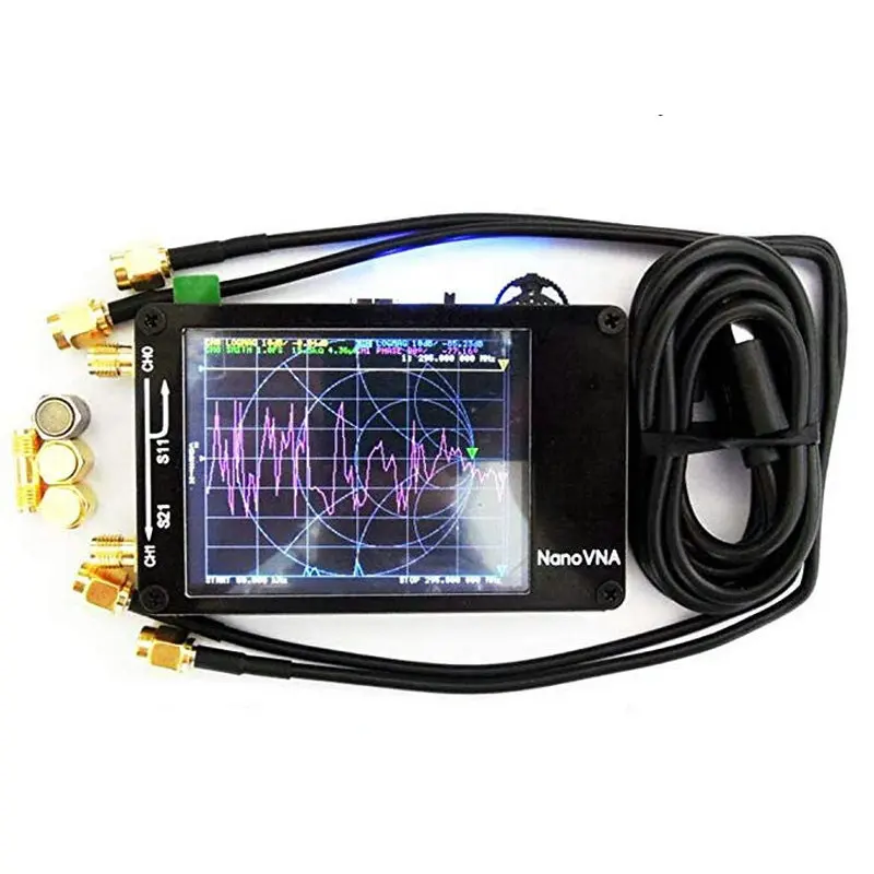 Genuine Original NanoVNA NanoVNA-H Vector Network Antenna Shortwave Analyzer MF HF VHF UHF Genius 50KHz~1.5GHz 2.8