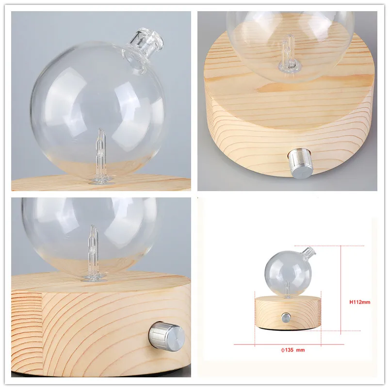 20ML Wooden Glass Aromatherapy Pure Essential Oils Diffuser Waterless Aroma  Diffuser Air Nebulizer Household Humidifier For Home - AliExpress
