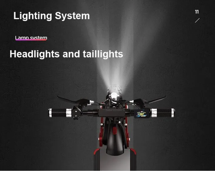 Cheap 12 Inch Off Road Electric Scooter 2 Wheels Electric Scooter 48V 500W E-Scooter Range 150KM Double Suspension Adult Kick Scooter 5