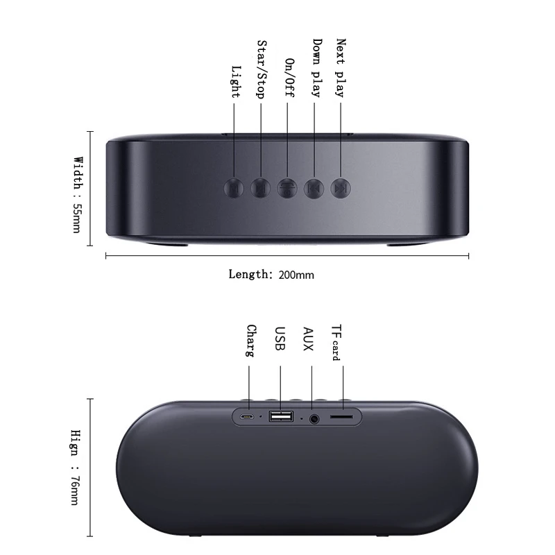 Тяжелый сабвуфер открытый bluetooth динамик домашний открытый беспроводной портативный мини bluetooth стерео акустическая система hands-free