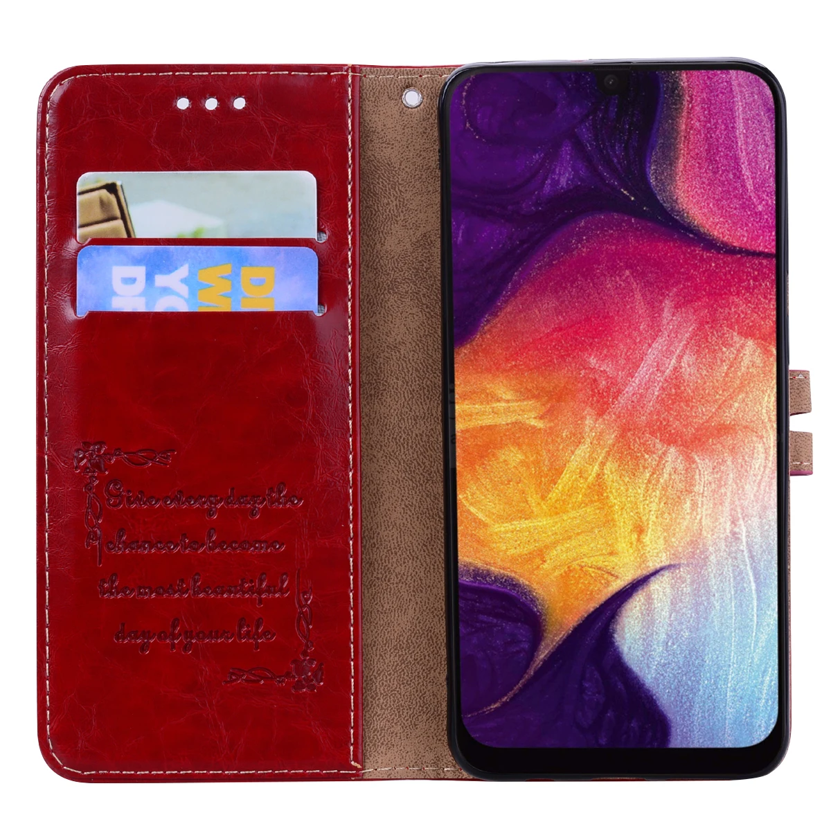 Чехол для samsung Galaxy A50, кожаный чехол, чехол для samsung A50, чехол, силиконовый кошелек, чехол для телефона, для Galaxy A 50 A505F