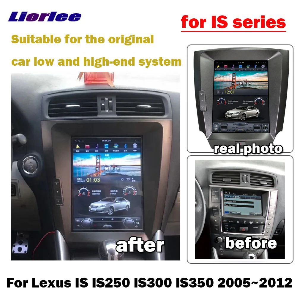 

10.4" Car Tesla Android GPS DVD Player For Lexus XE20 IS220 IS250 IS300 IS350 2005~2013 Radio Multimedia Stereo GPS Navigation