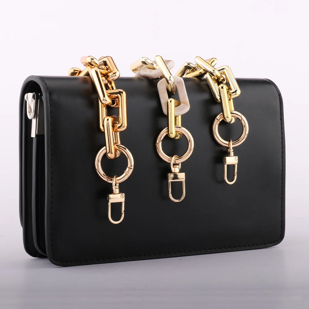 Bag Chain Thick Chain Decoration Gold Shoulder Strap handbag Straps Accessories Chain for handbag Adjustable Shoulder Bag chain