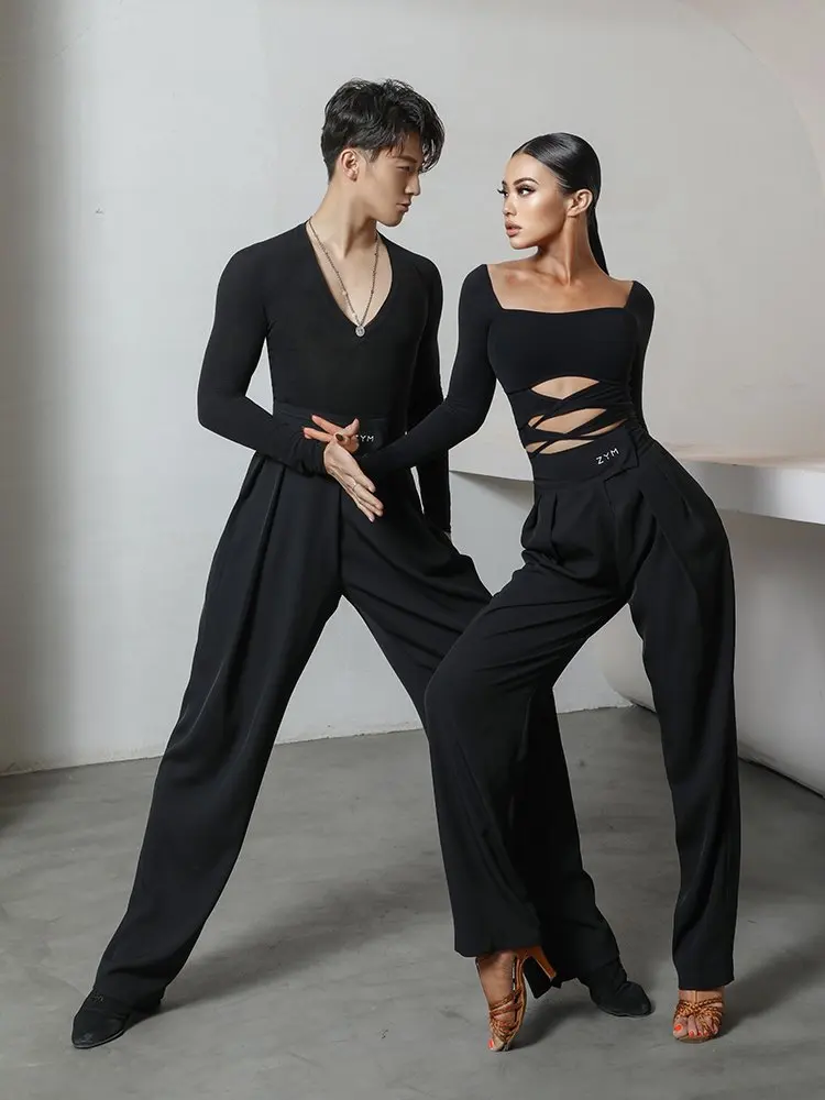 Pantalon de danse moderne avec bandes latérales ajourées femme pour les  clubs et collectivités