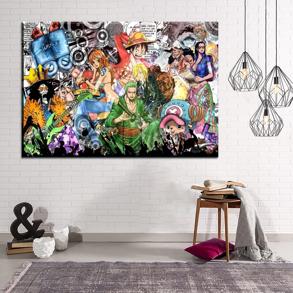 Animation One Piece 5d diy Diamond Painting Cross Stitch Full Square Round Diamant Mosaic Embroidery Home Decor