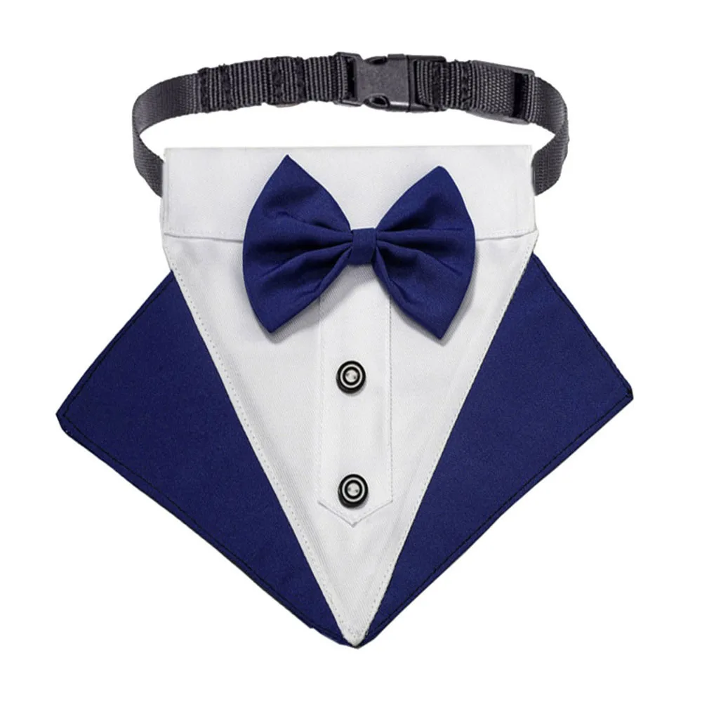 Title 21, Dog Tuxedo Bandana Collar Pet Wedding Bow Tie S...
