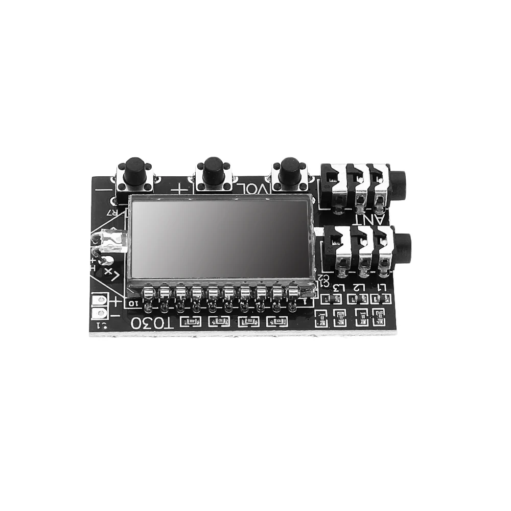 LEORY DC 3 V-16 V FM стерео передатчик цифровой lcd Двухканальный беспроводной аудио модуль передачи частоты с антенной