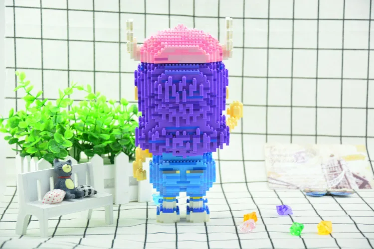 Забавный японский мультфильм Dr. Slump девушка Робот микро алмазный строительный блок цифры Arale nanobrick Развивающие игрушки для подарков