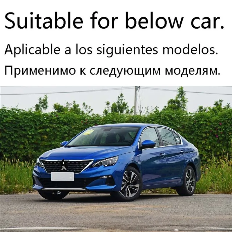 Автомобильная система управления на выходе, кондиционер, Автомобильный декоративный хромированный автомобильный Стайлинг, защита, Аксессуары 19 для peugeot 408