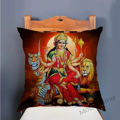 Индуистский Бог богиня Вишну Хануман Кришна индуизм поклонение дома декоративная подушка для дивана чехол индийская культура художественная Подушка Чехол