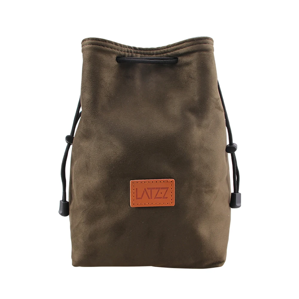 Dark Green Medium Фотография DSLR камера Drawstring сумка камера Пылезащитная царапинам сумка камера Сумка Объектив чехол Защита серый/темно-зеленый/желтый - Цвет: Dark Green Medium