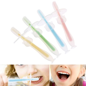 

High Quality Soft Silicone Toothbrush And Environmentally Safe Baby Teether Teething Ring Kids Teether Children Chewing