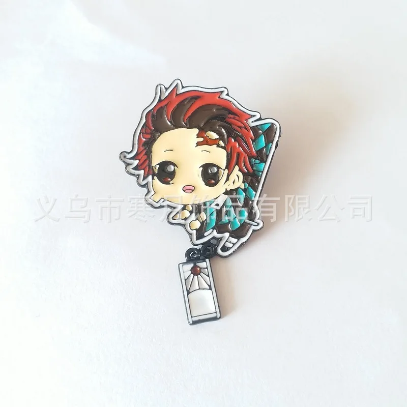 Аниме Demon Slayer: Kimetsu no Yaiba Kamado Tanjirou cosplay Bedge мультфильм коллекционные рюкзаки сумки значки Кнопка брошь булавки
