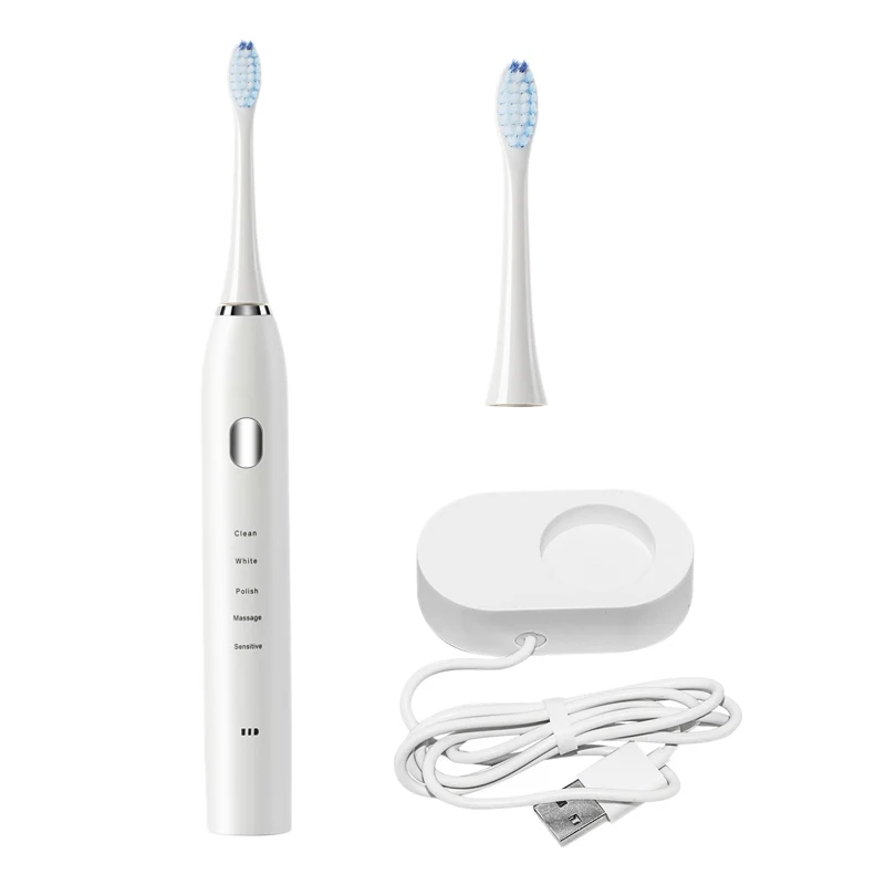 Electric Toothbrush Powerful Cleaning Rechargeable Toothbrush IPX7 Waterproof Included Toothbrush Electric Toothbrush Powerful Cleaning Rechargeable Toothbrush IPX7 Waterproof Included Toothbrush