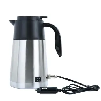 

1300ml Auto Car Heating Car Boiling Electric Kettle Boiling 12V 24V With Car Cigarette Lighter Water Heater Pot Car Accessories